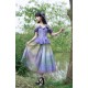 Cyans Qing Monet's Water Lilies Corset Top II Skirts and Sets(4 Colours/Full Payment Without Shipping)